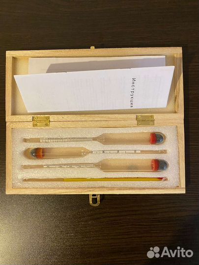 Набор спиртомеров 0/100