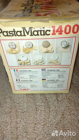 Пастамашина Pasta matic simac 1400