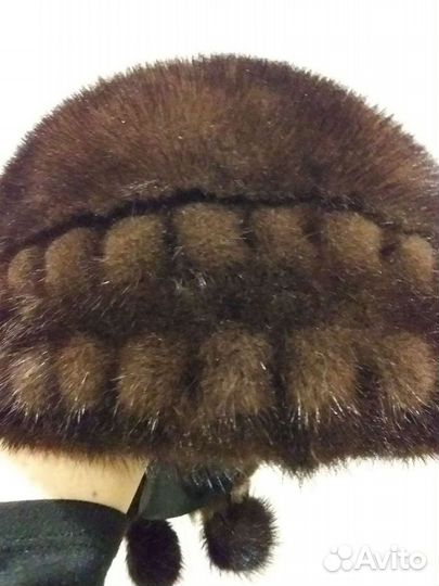 Шапка норковая женская