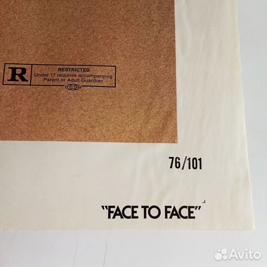 Кино плакат Face to Face Ингмар Бергман