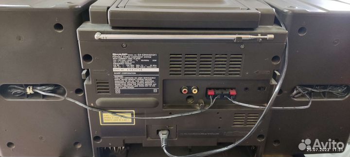 Музыкальный центр sharp gx-cd555z