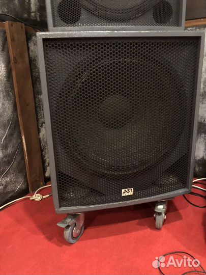 Мощный звуковой комплект. 2 ASR-15 + 2 ASR-18