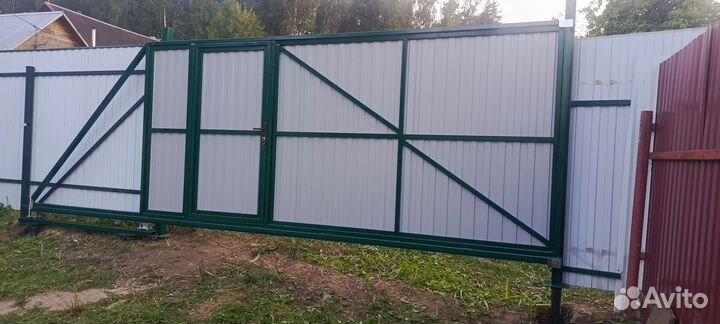 Откатные ворота автоматические