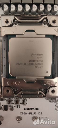 Комплект X99 + E5 2678v3(12 ядер/24 потока) + 24Gb