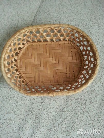 Корзинка плетеная для хлеба или мелочей новая