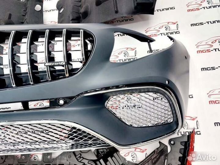 Передний бампер S65 рест Mercedes S-coupe C217 AMG