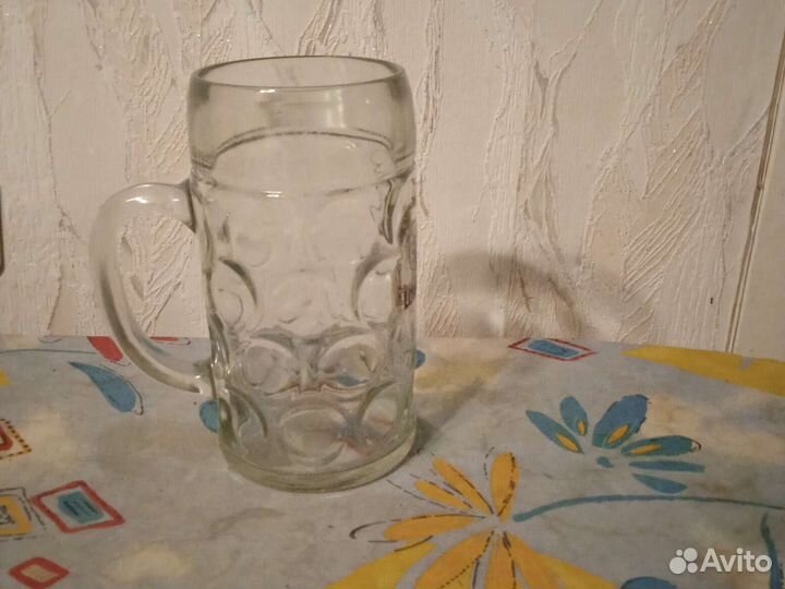 Кружка литровая пивная