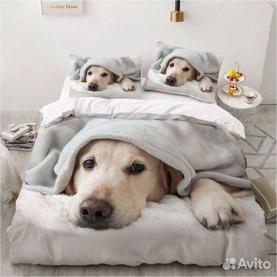 Белье постельное сатин 3d