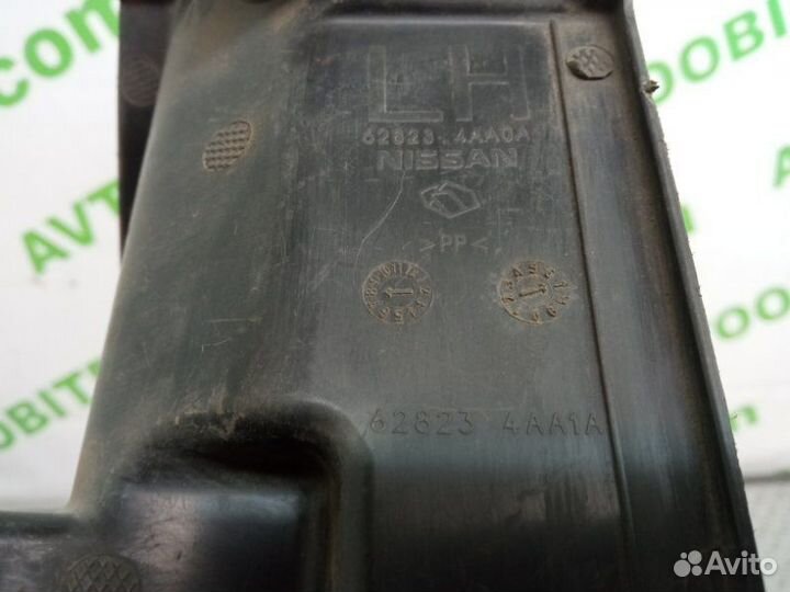 Дефлектор радиатора передний левый Nissan Almera