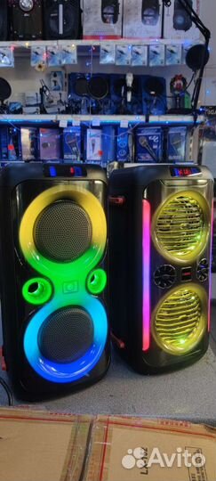 Портативная колонка bluetooth clubaster 800w