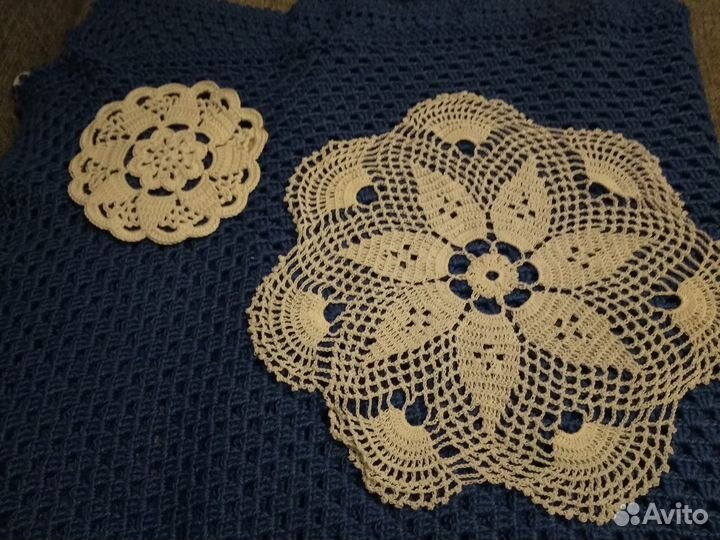 Вязаные салфетки ручная работа