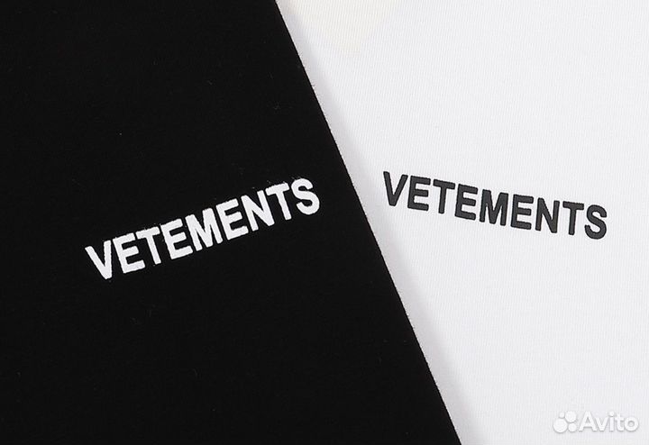 Футболка vetements белая