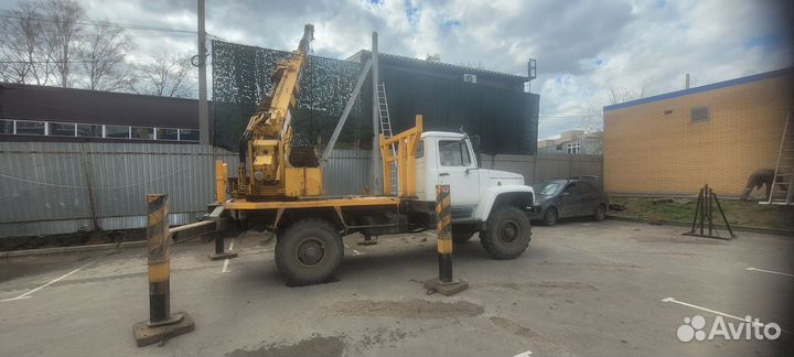 Установка бетонных опор