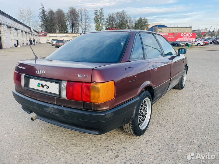 Audi 80 1.8 МТ, 1990, 280 297 км