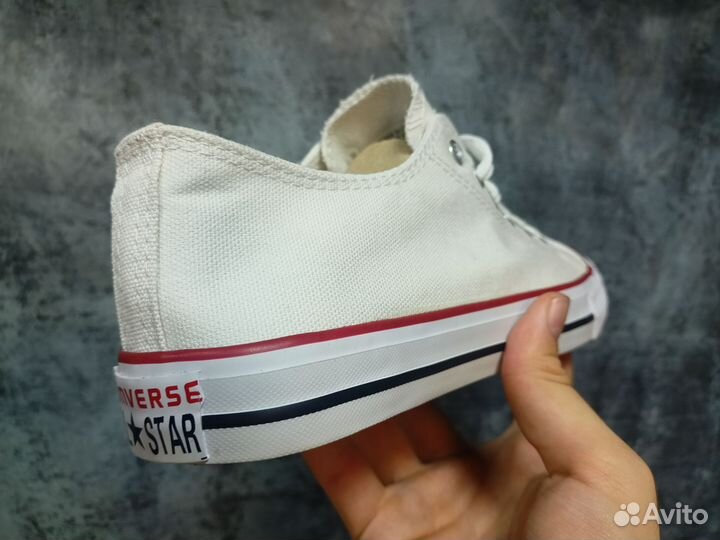 Кеды Converse white low