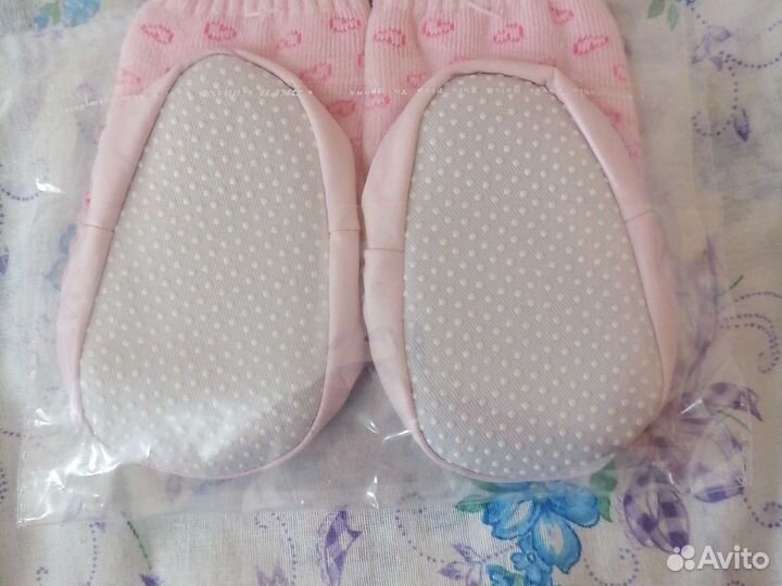 Носки - тапочки на девочку