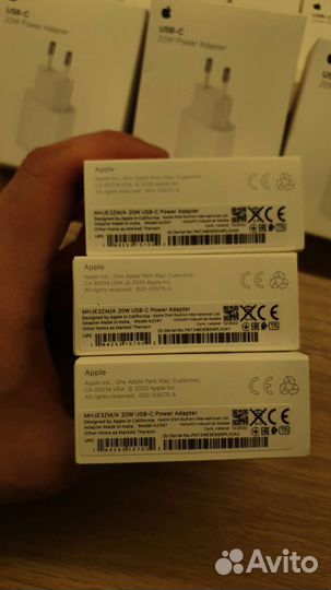 Зарядка iPhone 20W (Оригинал) type-c блок зарядки