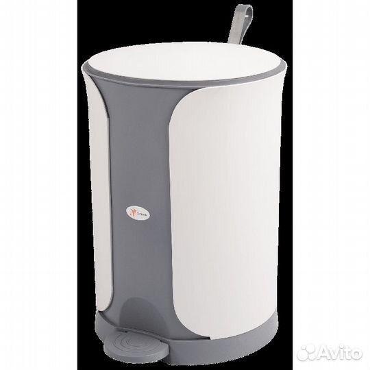 Ведро с педалью Sтилъ 7 л серый