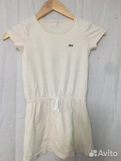 Платье летнее lacoste для девочки