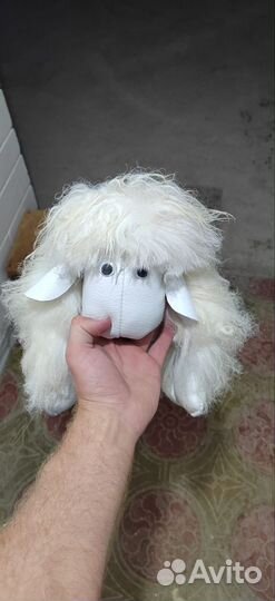 Барашек подушка из натуральной овчины