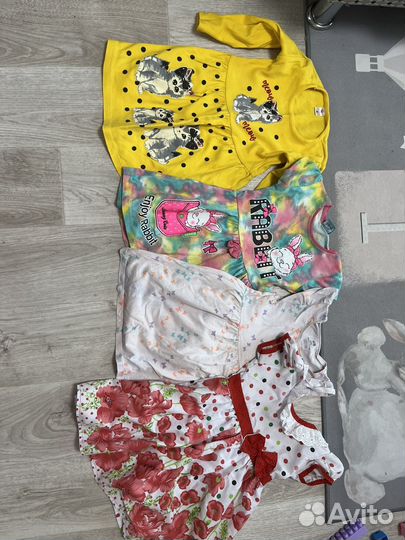 Вещи пакетом на девочку 98-104