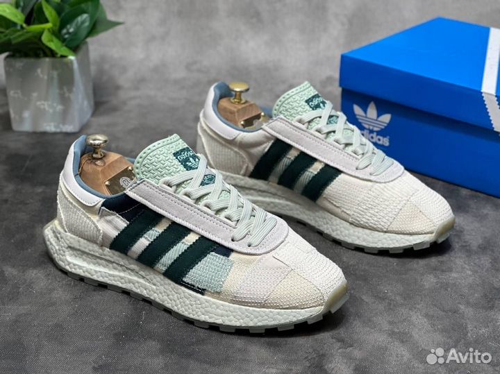 Adidas retropy E5 сер-зеленые разм. 42