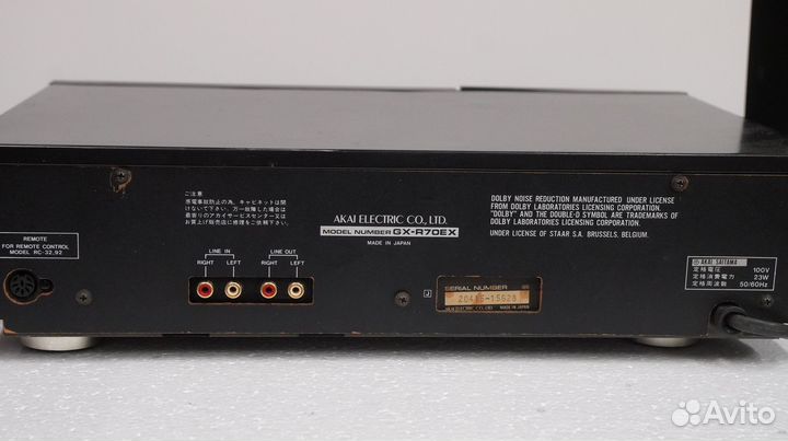 Кассетная дека Akai GX F70 Made in Japan