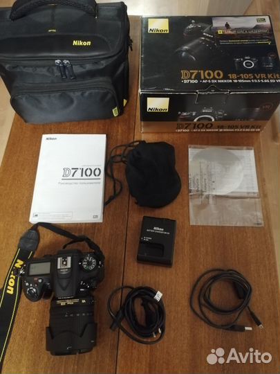 Nikon d7100 Kit AF-S DX nikkor 18-105mm f/3.5-5.6