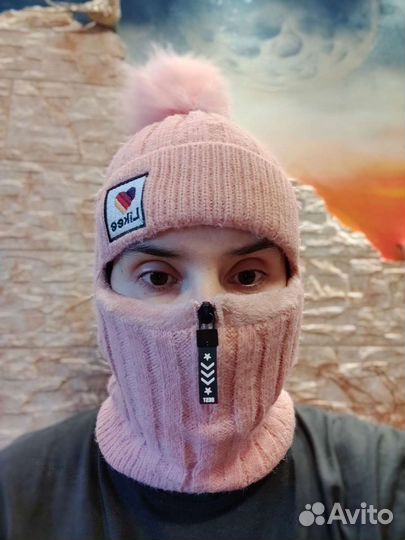 Балаклава, шлем, шапка женская Новая