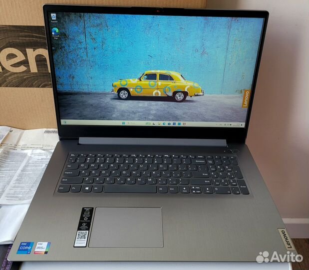 Ноут как Новый Lenovo 17.3/i7-11Gen 4.7GHz/SSD/8Gb