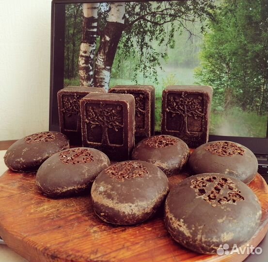 Дегтярное мыло ручной работы