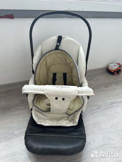 Коляска 2 в 1 эко кожа