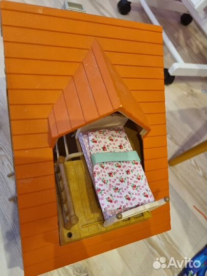 Sylvanian families дом с мебелью