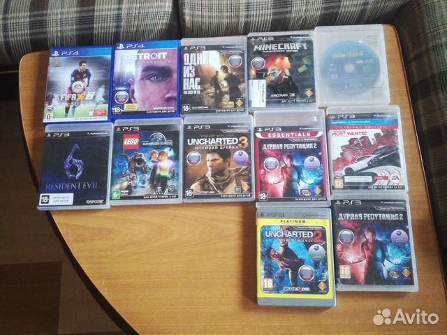 Диски для ps3 и ps4