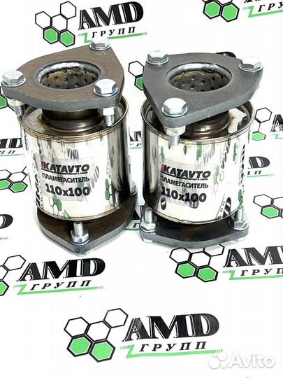 Пламегаситель шевроле/круз/лачетти/авео с фланцами