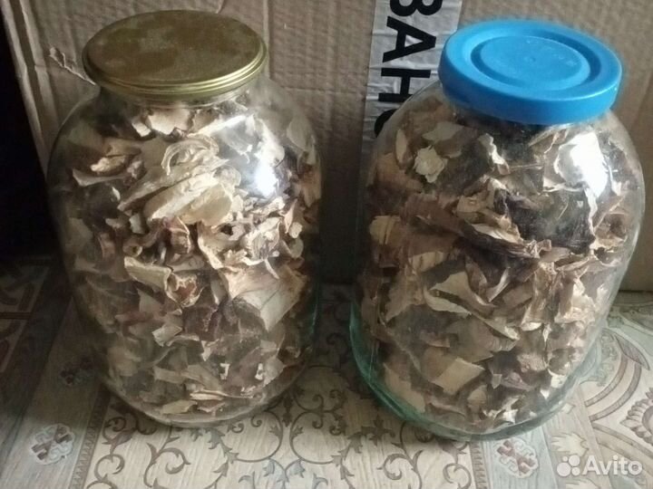 Грибы белые сушеные