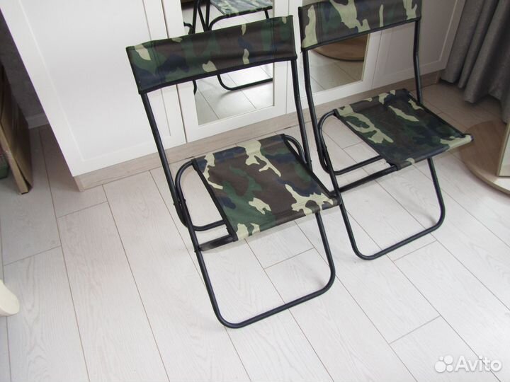 Два новых стула со спинкой для рыбалки