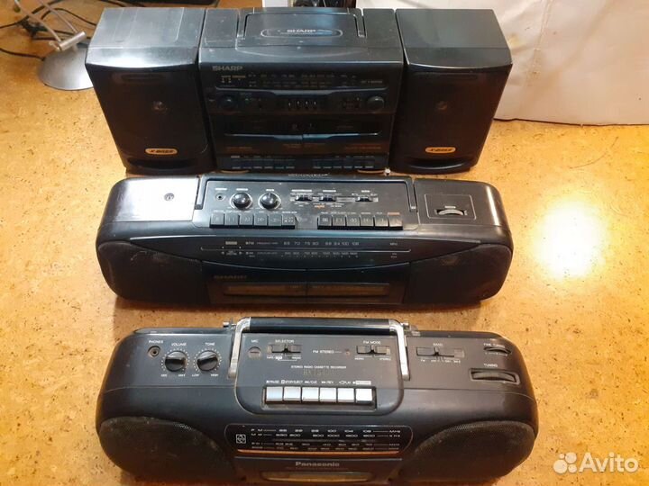 Магнитофоны Panasonic Sharp Sony радио СССР