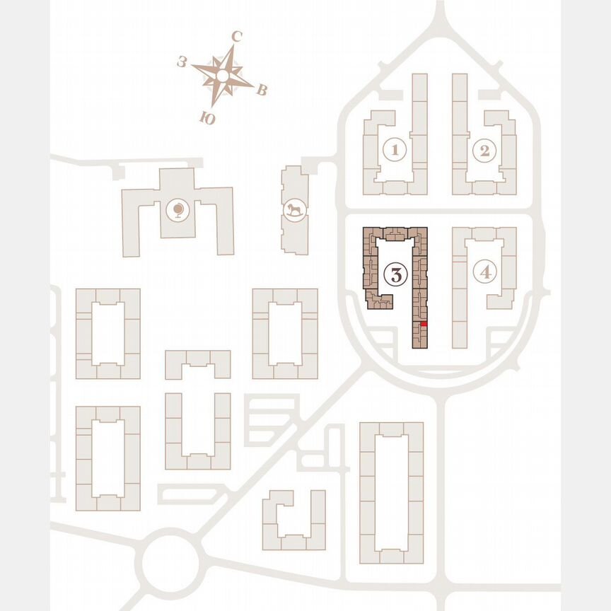 Квартира-студия, 28,6 м², 3/4 эт.