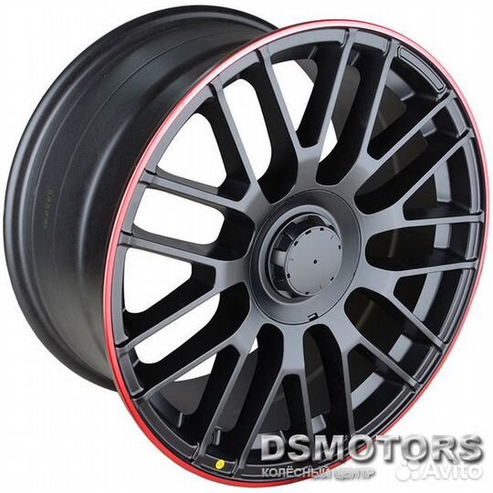 Диски SL519 8/18 5x112 ET35 d66.6 matte black RED