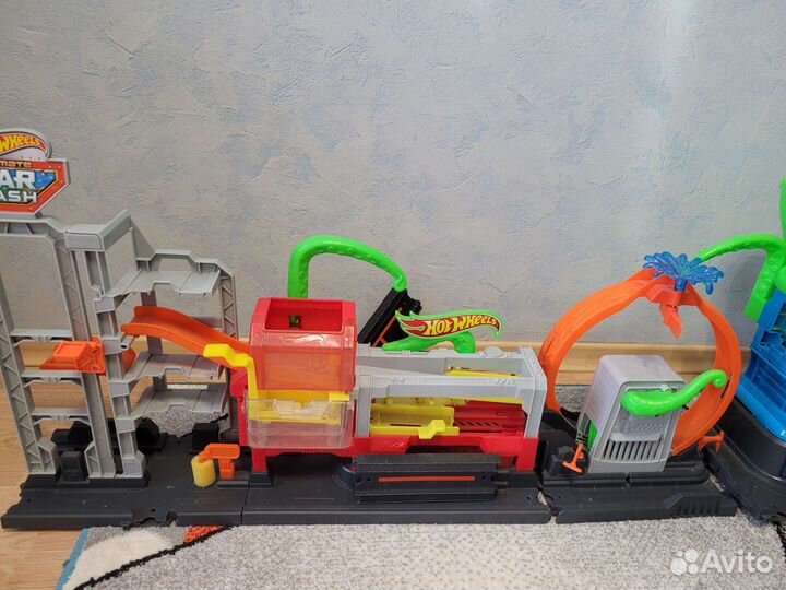 Hot wheels автомойка