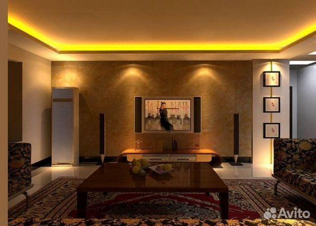 LED 5 метров желтая - комплект