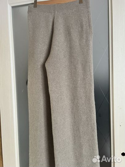 Кашемировые брюки палаццо massimo dutti