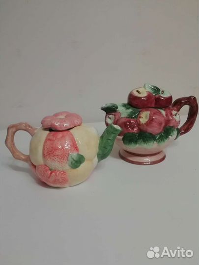 Чайник заварочный, чайная пара, молочник Кахла