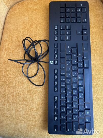 Клавиатура HP kbar211 рабочая черная