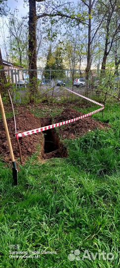 Копка траншей вручную