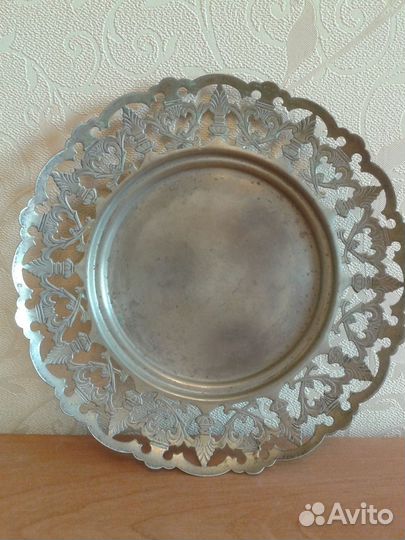 Тарелка антикварная 18см.Клеймо E.P.N.S. Англия