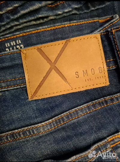 Джинсы мужские синие