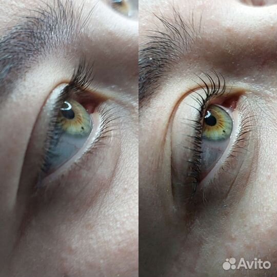 Брови, ламинирование ресниц