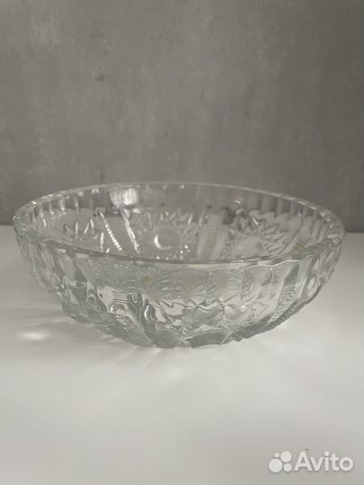 Хрустальное блюдо